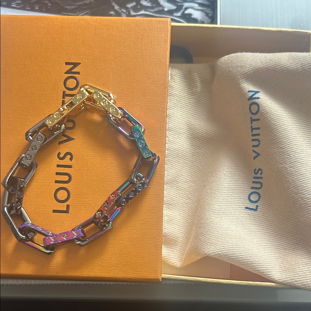 Louis Vuitton Iridescent Chain Bracelet